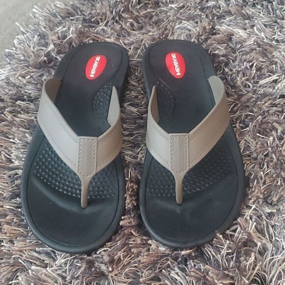 Okabashi Mens Flip Flops 8 - Picture 1 of 4